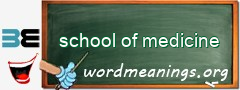 WordMeaning blackboard for school of medicine